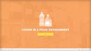 COSHH online course screenshot 1