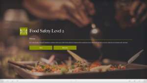 food safety online course screenshot 1