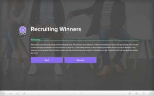 recruiting winners online course screenshot 0