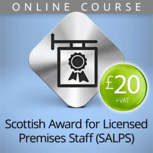 SALPS scottish award licensed premises staff online course