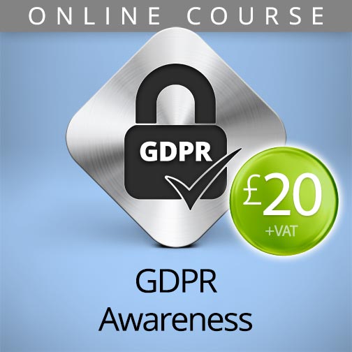 Online 'GDPR Awareness' Course | GDPR Online Training, £20